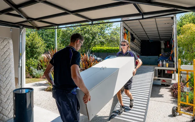 The SwiftMove crew on a Brisbane job